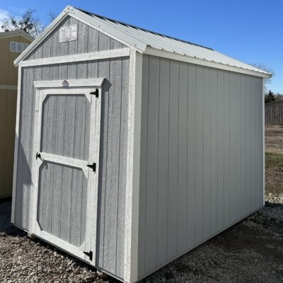 8x12 Utility Portable Building with 8' Walls & 48" Door