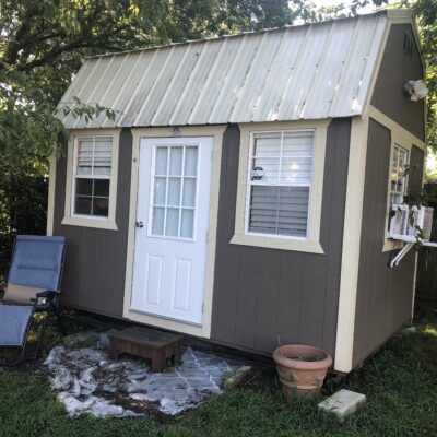 She Shed - Home Office Side Lofted Barn 8x12