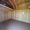 Side Lofted Barn 10x16 Derksen Best Value Wood - No Windows - Smoke - Image 3