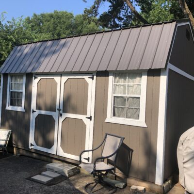 10x16 Side Lofted Barn Converted to She Shed