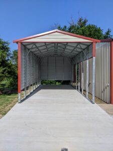 16x35x13 RV Cover – Durable RV Shelter & Equipment Storage Building