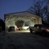 30x55x12 End Combo Metal Workshop Building with Carport & Garage - Image 3