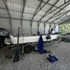 30x55x12 End Combo Metal Workshop Building with Carport & Garage - Image 2