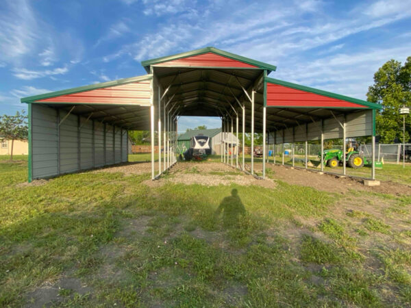 36x35x12/8 Texas Barn – Durable Steel Agricultural Building