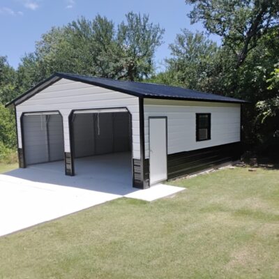 24x25x9 Metal Garage Building