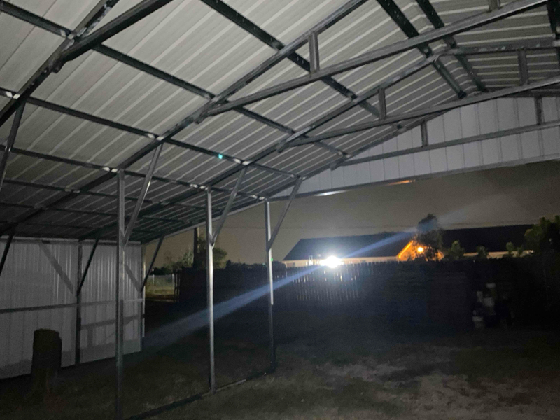 36x25x10/8 Carport with Right Lean – Durable Metal Building - Image 5