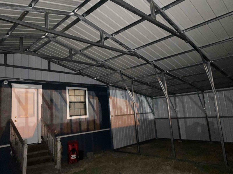 36x25x10/8 Carport with Right Lean – Durable Metal Building - Image 3