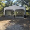 46x35x12 Metal Garage with Dual Leans - Image 3