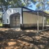 46x35x12 Metal Garage with Dual Leans - Image 6
