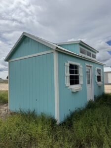 10x20 Storage Shed Side Utility with Dormer on Roof