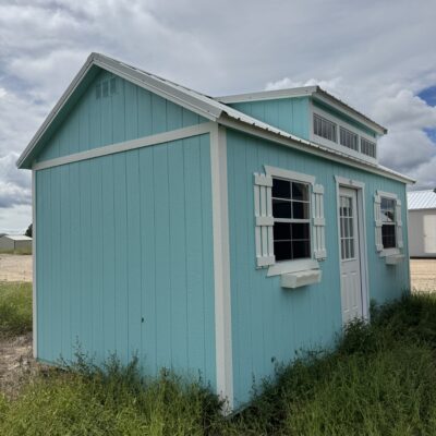 10x20 Storage Shed Side Utility with Dormer on Roof