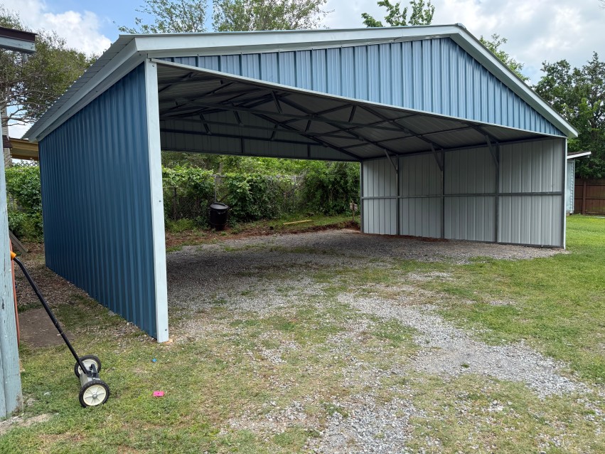 30x20x8 Metal Carport - Fully Upgraded - Image 3