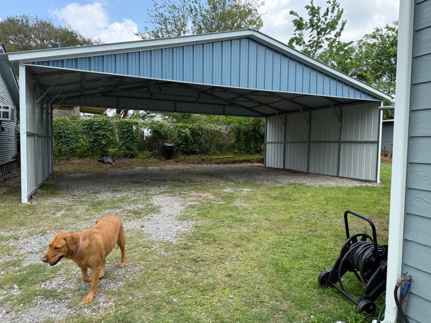 30x20x8 Metal Carport - Fully Upgraded - Image 2
