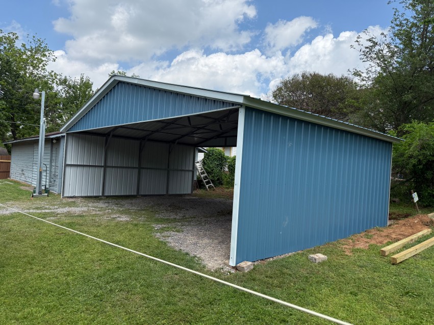 30x20x8 Metal Carport - Fully Upgraded